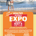Healthy Aging Expo 2026 is 9-11 am Friday, May 8 at the Leon Mann Center